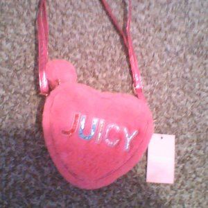 juicy couture heart shaped purse